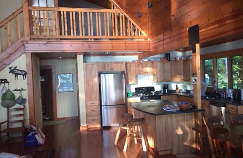 Bowerbank Cabin | Off the Grid Privacy - Well Appointed Green Rental on Sebec's "Big Lake"