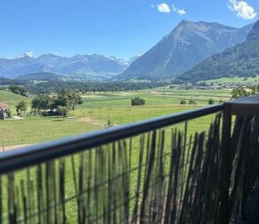 Zwieselberg Apartment | OktoberAktion!Panormamablick, NH Spiez, 10 min vom Thuner See