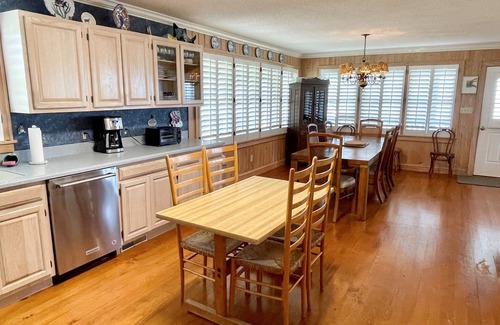 Ocracoke House | Old Pamlico Inn Site: Large waterfront home with dock, amazing views