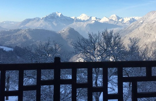 Serraval Ski Chalet | Old renovated chalet full of charm with incredible views