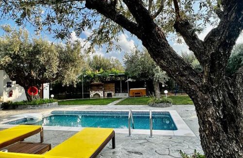 Afandou Villa | Olive Sense Villa with jacuzzi and sauna