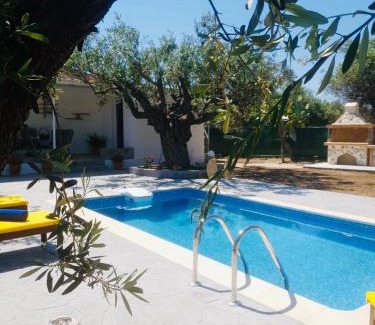 Afandou Villa | Olive Sense Villa with jacuzzi and sauna