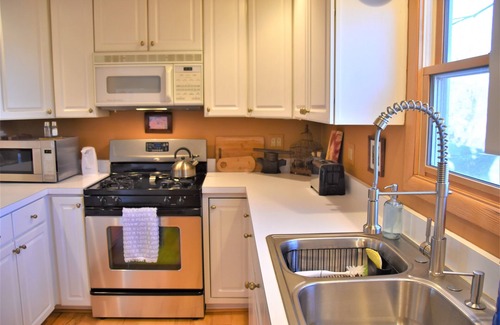 Indianapolis House | ON 62-acre Broad Ripple park and a mile from Broad Ripple village.