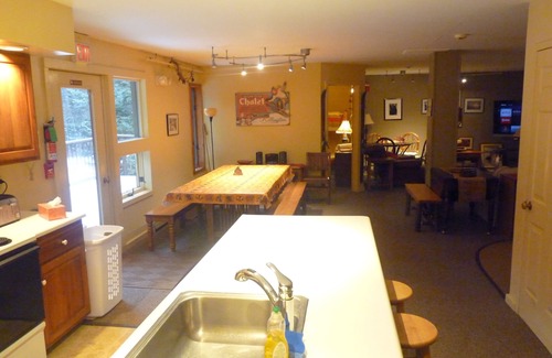 Killington Ski Chalet | On access road to ski slopes private setting, walk distance to restaurants, bar