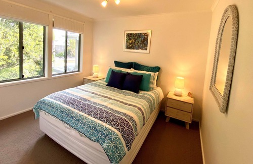 Fingal Bay House | On the Beach - stunning ocean views with room to bring the boat, walking distance to town
