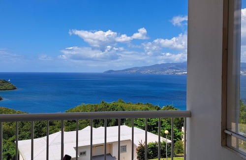 Trois-Ilets Apartment | On the heights of Anse à Ane - Beautiful T2 New - Superb Sea and Beach View