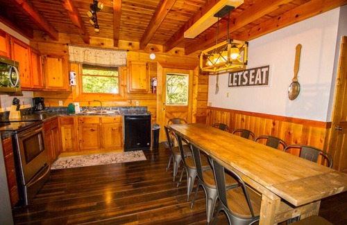 Gatlinburg Cabin | On the trolly stop! Minutes to town 5 king rooms, game room & pet friendly