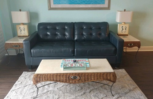 Daytona Beach Condo | One Bedroom, One bath corner unit with direct ocean front balcony!