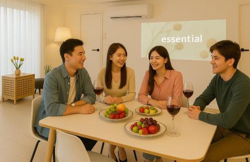 Shinjuku Apartment | Open편의점20초#가부키초10분#신주쿠3분#오쿠보역3분#빔프로젝터#8명#침실3개#아늑한카페아파트#고급매트리스