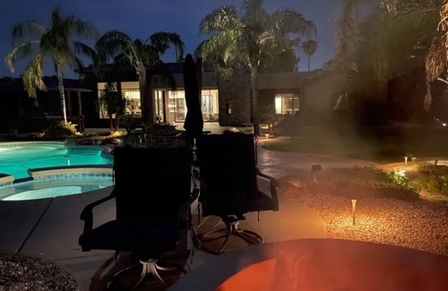 Central Scottsdale House | Open floor plan, pool, spa, 140" TV, minutes from shopping & golf