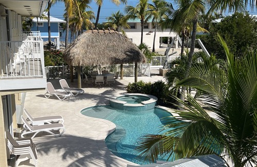 Marathon House | Open Water views, 100' dock Private Pool Ice machine DIRECT ACCESS open water