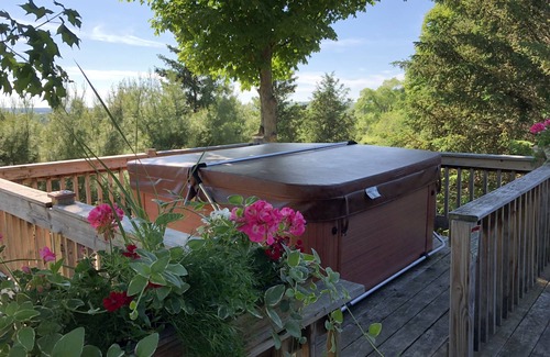 Rapid City Ski Chalet | OpenJuly 13-19 Amazing views from our Hot Tub Relax,Pet,Rent Pontoon walk trails