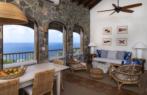 Estate Chocolate Hole and Great Cruz Bay Villa | Orchid Hill - Newly Renovated, Gorgeous views, Convenient to Cruz Bay, A/C, Pool