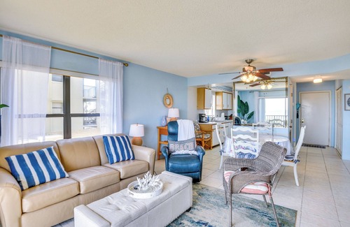 Ormond-by-the-Sea Condo | Ormond Beach Ocean-View Condo w/Private Balcony!