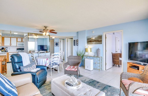 Ormond-by-the-Sea Condo | Ormond Beach Ocean-View Condo w/Private Balcony!
