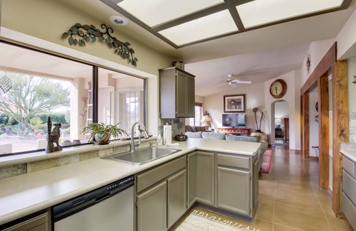 Rancho Vistoso House | Oro Valley Home in 55 + Community w/Pool Access!