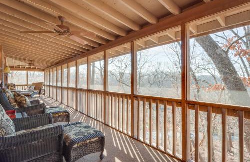 Osage Beach House | Osage Beach Home Screened Porch, Resort Amenities