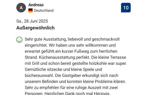 Zempin Apartment | Ostsee-Urlaub-Zempin direkt am Küstenwald, nur wenige Minuten zum Strand, optimal für Paare mit 1 Hund bis 45 cm Schulterhöhe