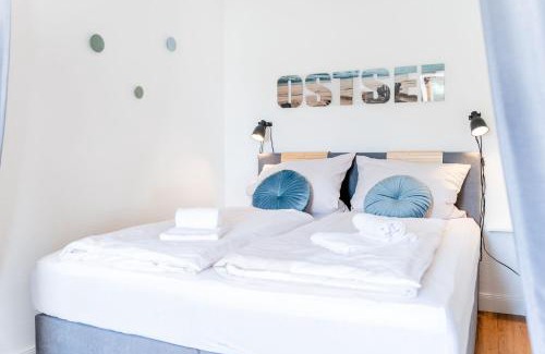 Wassersleben Apartment | Ostsee, wunderschöne Wohnung mit Meerblick