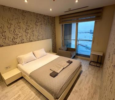 Zeytinburnu Apartment | Ottomare Suites luxury apartment with pool with amazing view