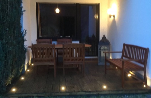 Usseln Apartment | Our apartment has a beautiful large garden a beautiful terrace