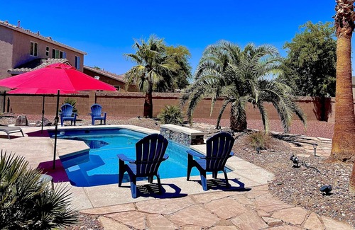 Bullhead City House | Our River Oasis Pool House 1 mile from Colorado River & Near Laughlin Casinos