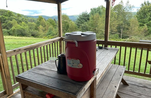 Unadilla Cabin | Our Valley View Serenity Camp over looks the Susquehanna River valley.