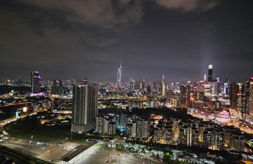 Taman Pertama Apartment | Ourstay M Vertica 49th floor Kuala Lumpur City View near Ikea with level 1 car park & 6 minutes walk to Maluri MRT