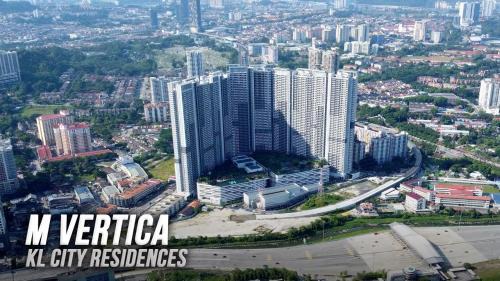 Taman Pertama Apartment | Ourstay M Vertica 49th floor Kuala Lumpur City View near Ikea with level 1 car park & 6 minutes walk to Maluri MRT