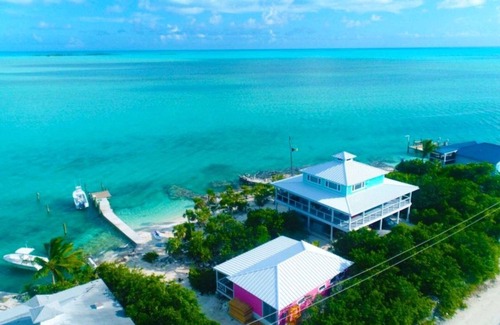 George Town House | Out Island Lux private beach/dock, sleeps up to 14 with cottage for an extra fee