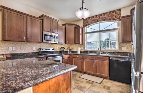 Entrada Del Oro House | Outdoor Oasis: Home w/Fire Pit in Gold Canyon!