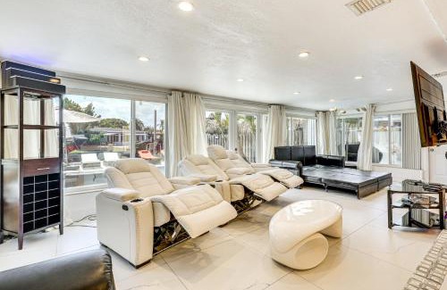 Nautilus Isle House | Outdoor Oasis with Private Pool Dania Beach Retreat