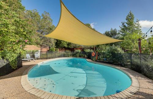 University Hills House | Outdoor Pool and Fire Pit Modern Austin Home