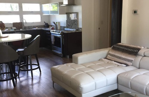 South Sarasota House | Outdoor shower and wonderful private fenced yard
