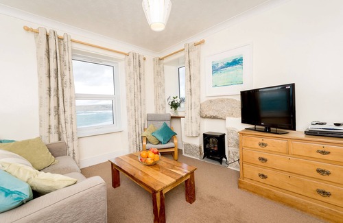 Sennen Cove Apartment | Overlooking the beach and sea at Sennen cove