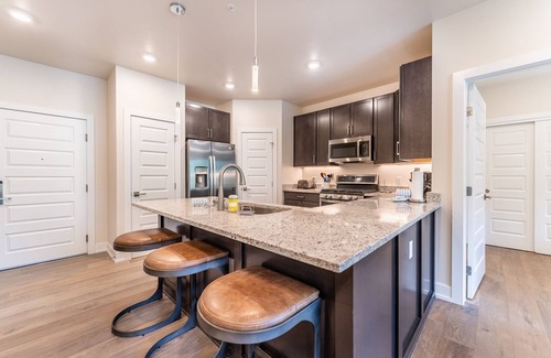 Lakeside Village Condo | Overlooks Snake River w/Great Mountain View, Close to Everything in Keystone