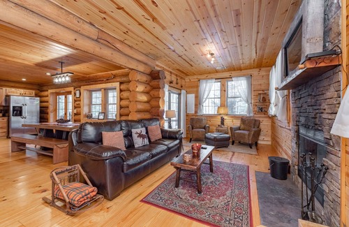 Thayerville Cabin | Owl Cabin: Lake Area, Wheelchair Accessible, Indoor Hot Tub, Fire Pit!