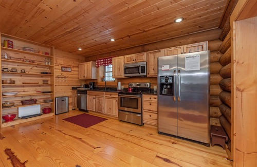Thayerville Cabin | Owl Cabin: Lake Area, Wheelchair Accessible, Indoor Hot Tub, Fire Pit!
