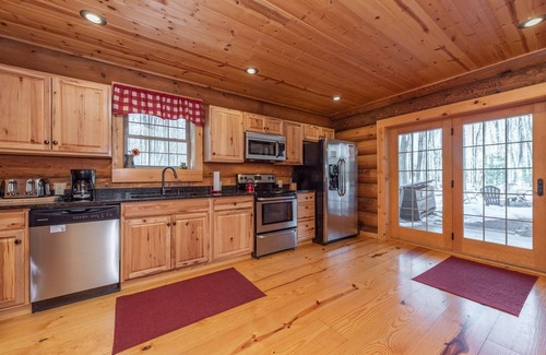 Thayerville Cabin | Owl Cabin: Lake Area, Wheelchair Accessible, Indoor Hot Tub, Fire Pit!