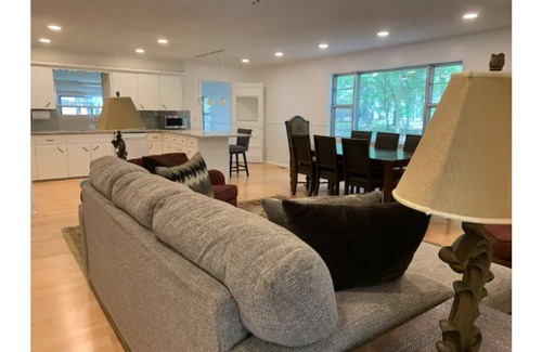 Hoyt House | Owl Hoot Lake Retreat- Dock, beach & wooded spring/summer haven!