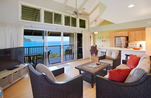 Princeville Condo | Pali Ke Kua 216 Amazing Panoramic View, idyllic retreat