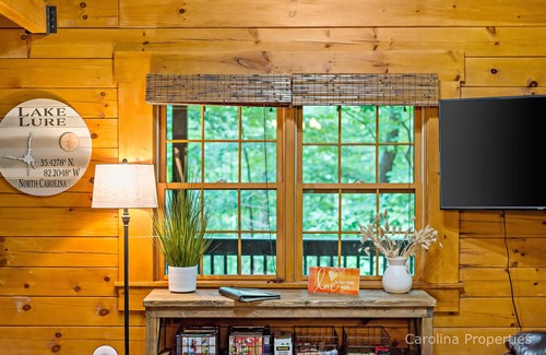 Lake Lure Cabin | Palms to Pines Lodge -Game Room, Resort Amenities!