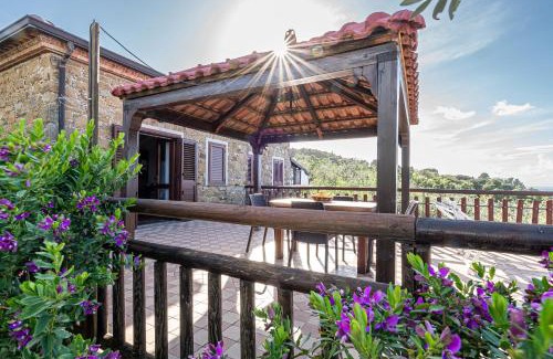 San Marco di Castellabate Villa | PANORAMICA CASA IN PIETRA NEL CILENTO