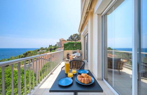 Cap d'Ail Apartment | Panorama Mer et Plage Cap d Ail proche Monaco