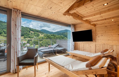 Buehlertal Apartment | Panorama Nature Room 'Bauerngarten' with Sauna, Infrared Cabin and Air Conditioning