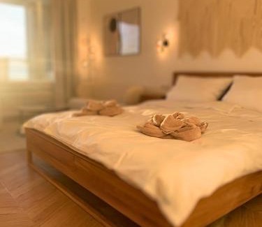 Duhnen Apartment | Panoramameerblicksuite direkt am Strand, Garage Wlan, Aufzug, Smarttv,Bettwäsche,Handtücher, Netflix uvm