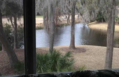 Shipyard Plantation Condo | PANORAMIC GOLF LAGOON VIEW,WALK TO BEACH, BEACH LOCKER,GAS GRILLS,LOVELY POOL