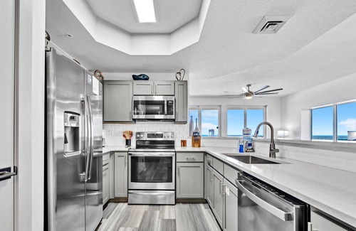 Panama City Beach Condo | ☀️Panoramic Gulf and Pool Views-Steps to Private Beach-Calypso 3-2112☀️