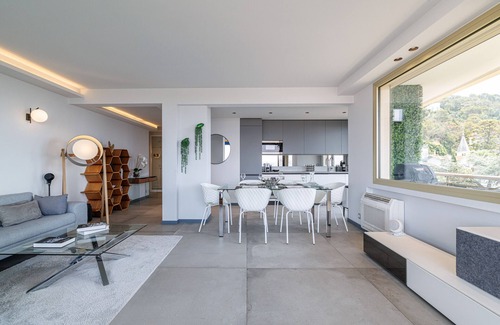 Mont Boron Apartment | Panoramic Sea View Top Floor Private Garage A/C
