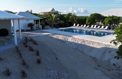 Great Guana Cay Villa | Panoramic views of the Pool, the Atlantic Ocean and the vibrant marina